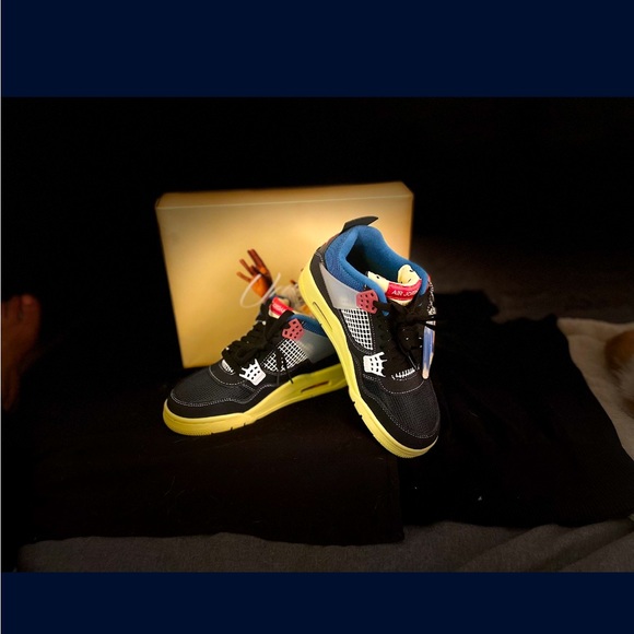 AIR JORDAN 4 Retro Union Off Noir - Picture 8 of 9